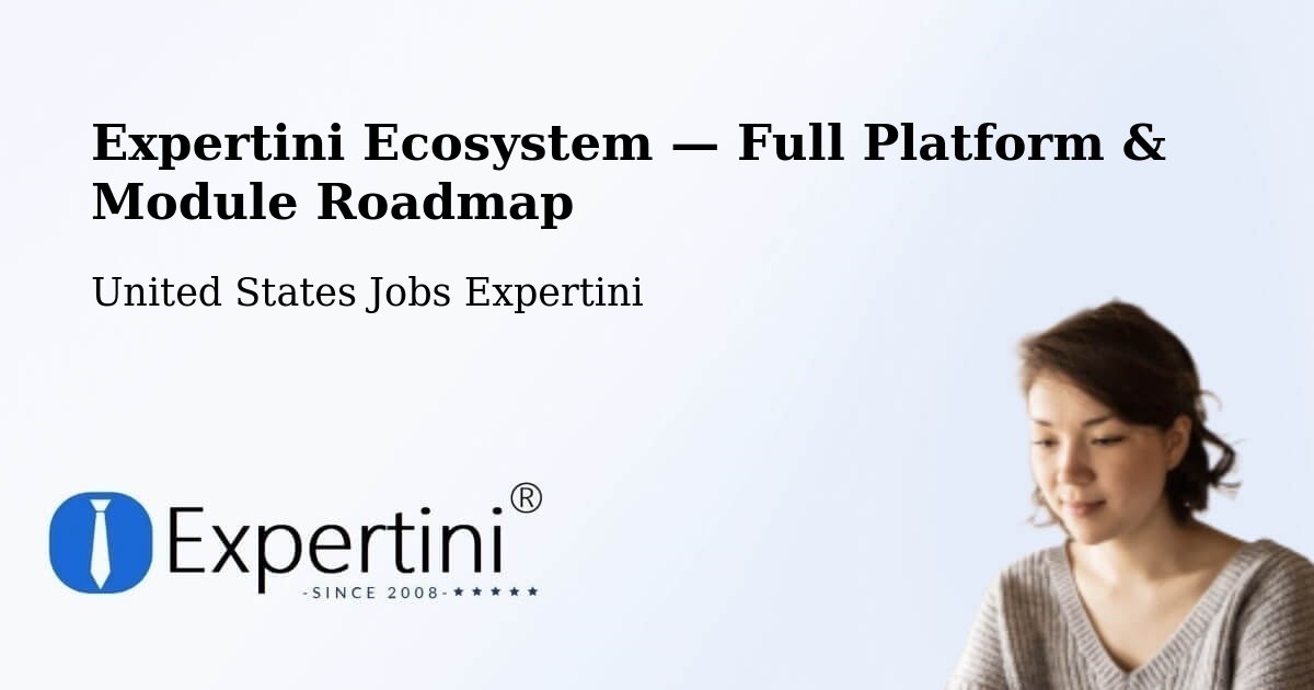 Expertini Ecosystem — Full Platform & Module Roadmap – Madison